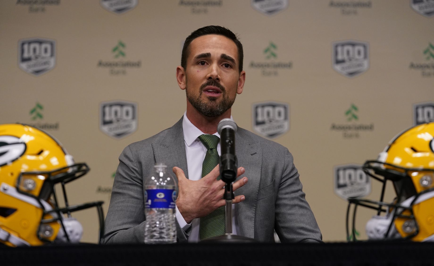 Matt LaFleur addresses media